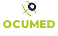 Logo del centro oftalmológico Ocumed, especializado en servicios de salud visual y cirugía ocular en Querétaro.