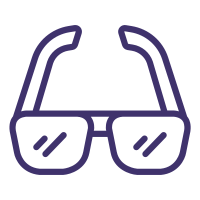 icono de lentes opticos simbolizando prescripcion visual profesional