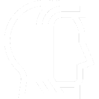 Ícono de perfil humano representando diagnóstico visual relacionado con cataratas en Ocumed Querétaro