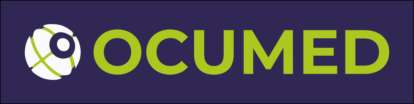 Logotipo oficial del Centro Oftalmológico OCUMED en Querétaro, especialistas en salud visual y cirugía de ojos.