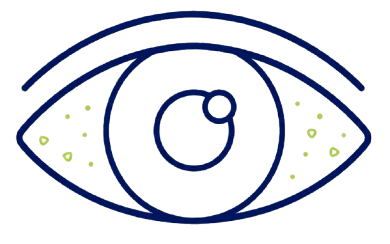 icono ojo sensacion arenilla