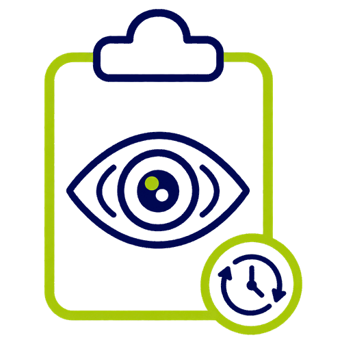 icono ojo calendario