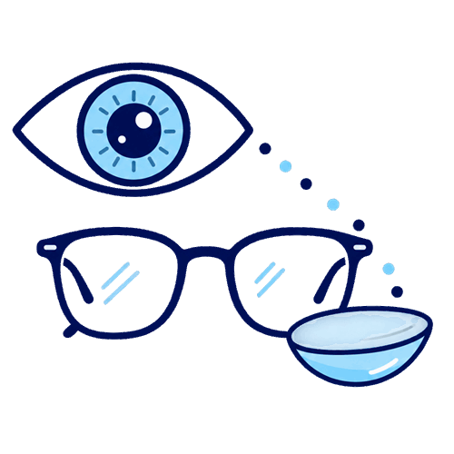 iconos de lentes